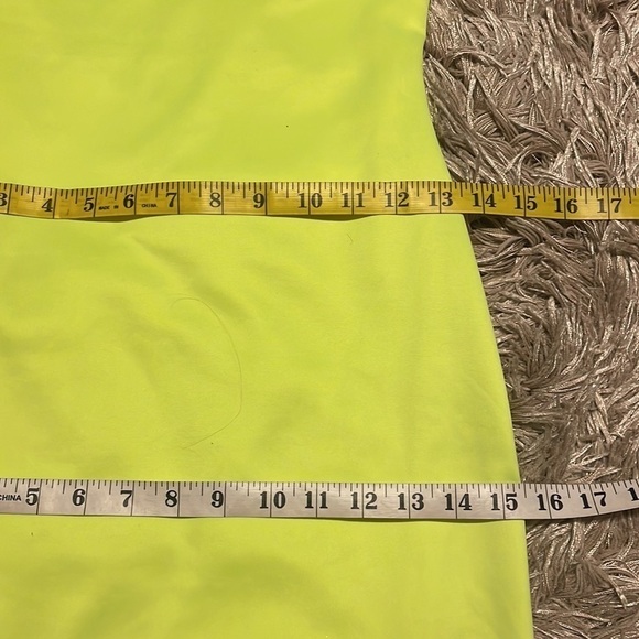WINDSOR Yellow Spaghetti Strap‎ Lined Bodycon Mini Dress Size Small - Picture 5 of 9